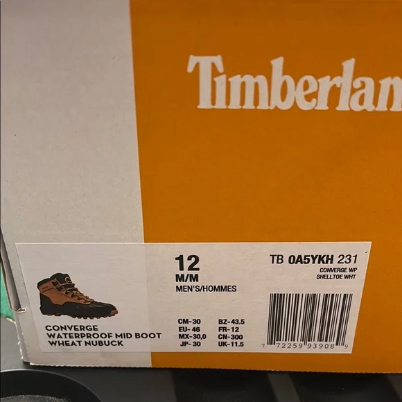 Timberland Black and Tan Rain & Snow Boots with Rugged Design - Picture 3 of 5